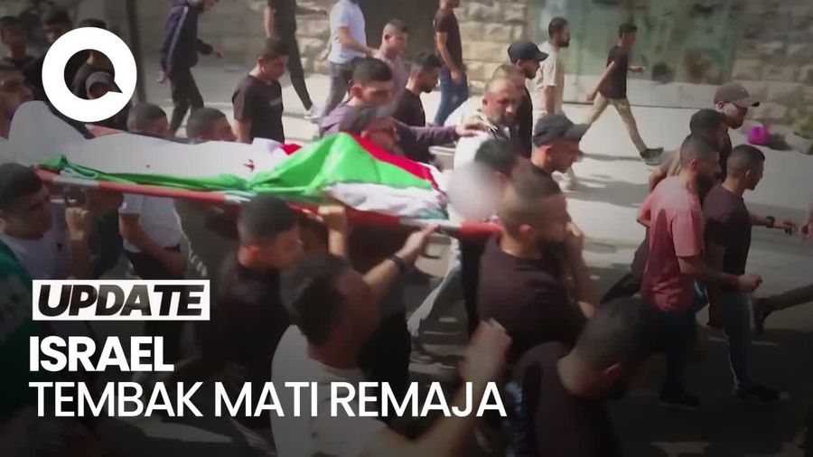 Video: Keji! Israel Tembak Mati Remaja Palestina di Tepi Barat