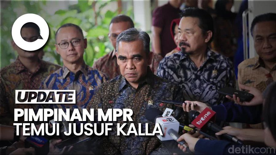 Video: Pimpinan MPR Temui JK, Beri Undangan Pelantikan Prabowo-Gibran