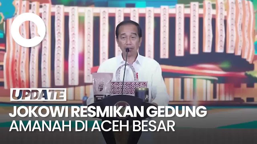 Video: Diresmikan Jokowi, Ini Gedung AMANAH Hasil Inisiasi BIN untuk Pemuda Aceh
