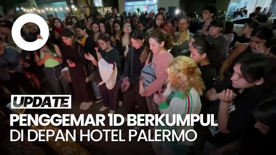 Video: Penggemar One Direction Berkumpul di Lokasi Liam Payne Tewas