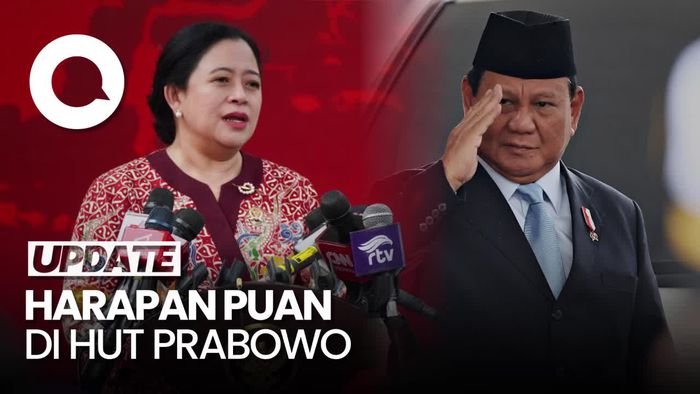 Video Puan di HUT Prabowo: Semoga Bisa Pimpin Indonesia Lebih Baik