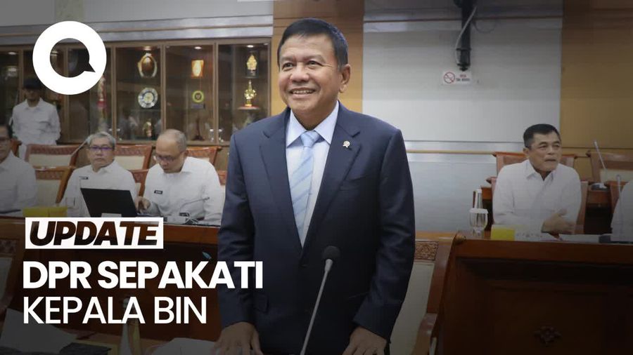 Video DPR Sepakat Herindra Jadi Kepala BIN