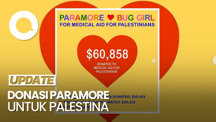 Video: Paramore dan Bug Girl Donasikan Rp 944 Juta untuk Palestina