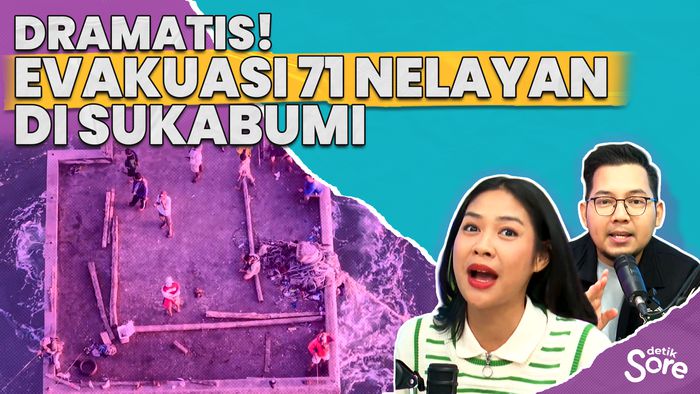 Detik-Detik Penyelamatan 71 Nelayan di Sukabumi