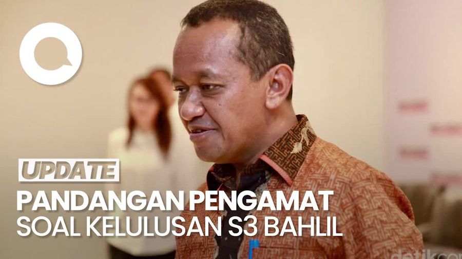 Video: Kata Pengamat soal Bahlil Lulus S3 dalam 4 Semester