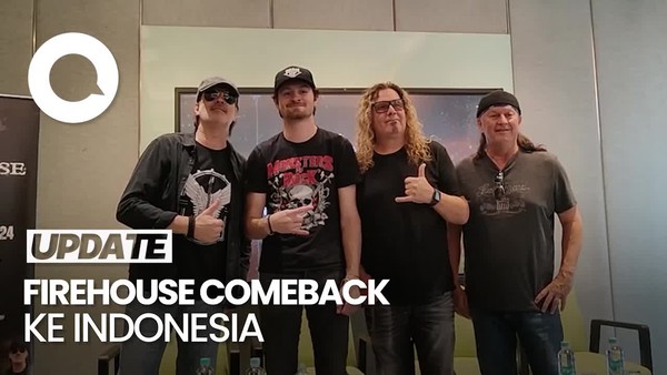 Video: Kembali Konser di Indonesia, Band Firehouse Siap Beri Kejutan
