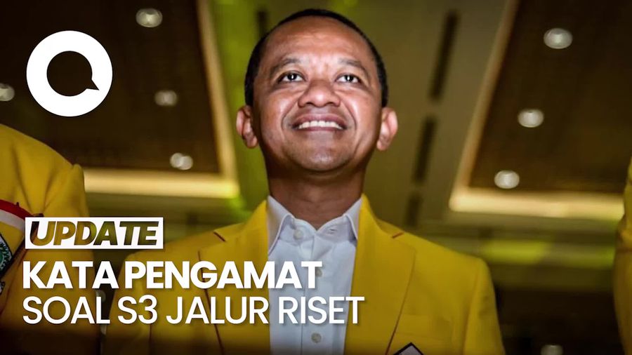 Video Pengamat Nilai Tak Semua Orang Bisa Tempuh S3 Jalur Riset