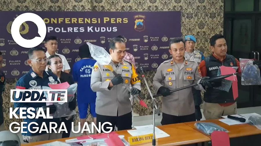 Video Ayah Bunuh Anak Kandung Pakai Linggis di Kudus