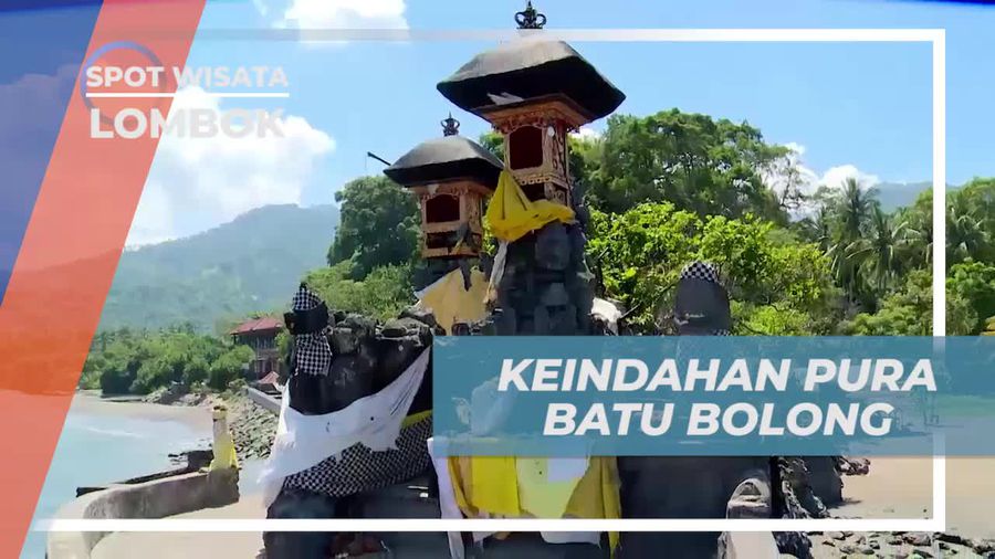 Mengagumi Keindahan Pemandangan dari Pura Batu Bolong, Lombok
