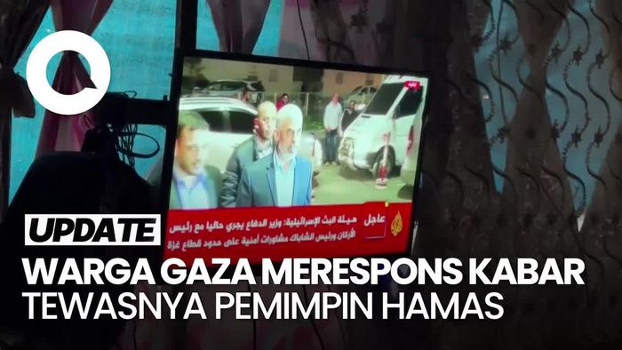 Video: Reaksi Warga Gaza Setelah Pemimpin Hamas Yahya Sinwar Tewas