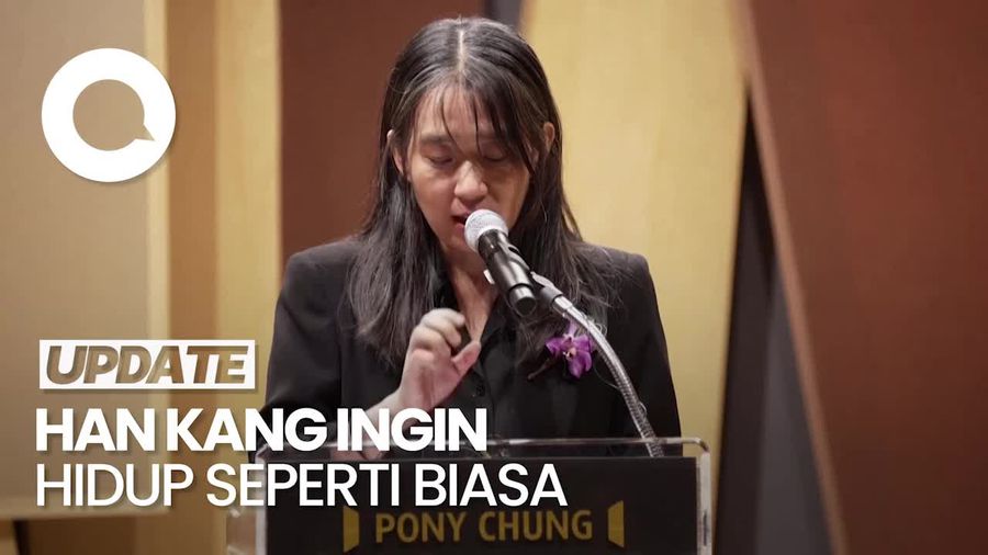 Video: Han Kang Tampil Pertama Kali Sejak Dapat Nobel Sastra   