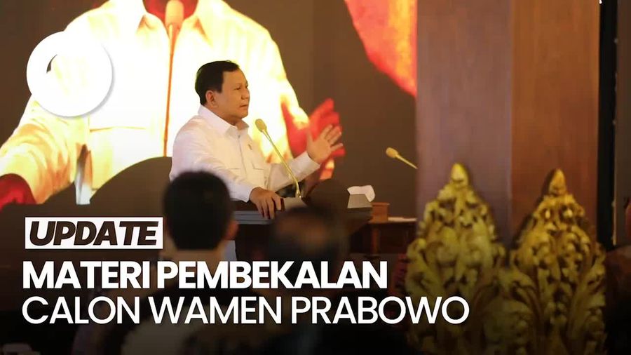 Video: Sederet Tokoh Ungkap Materi Pembekalan Calon Wamen di Hambalang