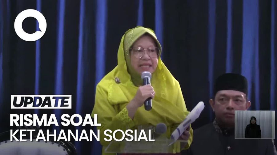 Video Risma Tanggapi Khofifah: Ketahanan Sosial Dipengaruhi Kesenjangan Ekonomi