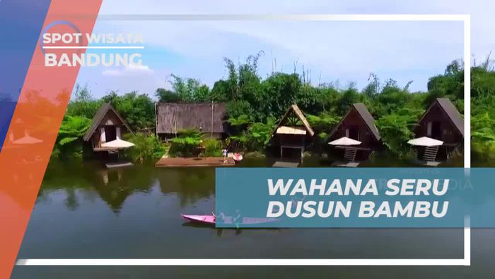 Menikmati Wahana Seru di Dusun Bambu, Bandung