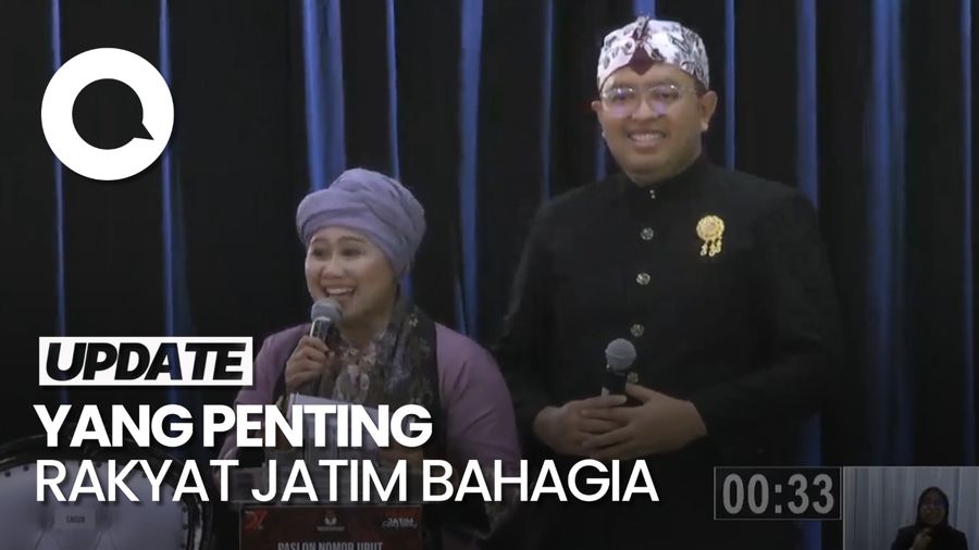 Video Luluk-Lukman Tutup Debat dengan Pantun hingga Nyanyi