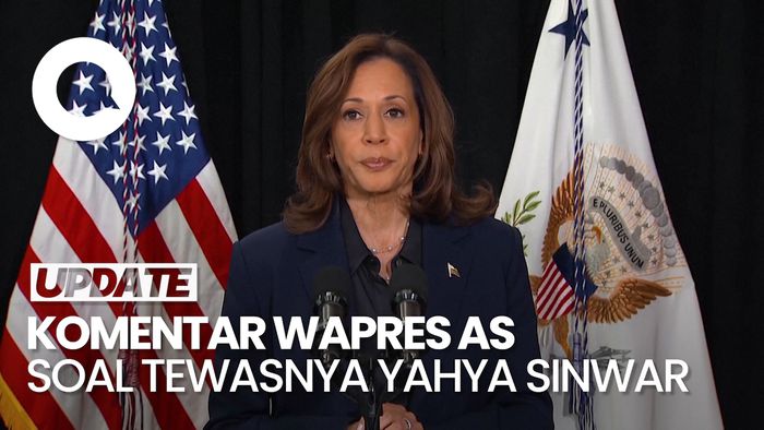 Video Kamala Harris soal Tewasnya Pemimpin Hamas: Keadilan Telah Ditegakkan