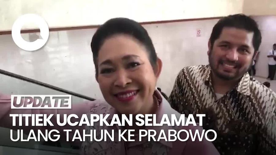 Video: Ini Doa Titiek Soeharto di Hari Ulang Tahun Prabowo