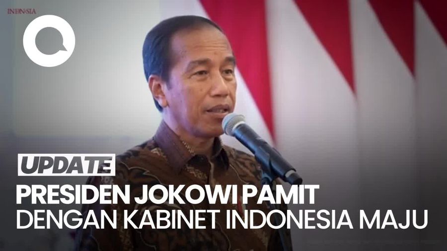 Video Jokowi Pamit dengan Kabinetnya: Selamat Bekerja, Pak Prabowo