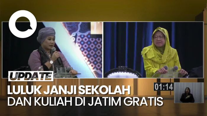 Video: Janji Luluk Gratiskan Sekolah hingga Kuliah di Jatim
