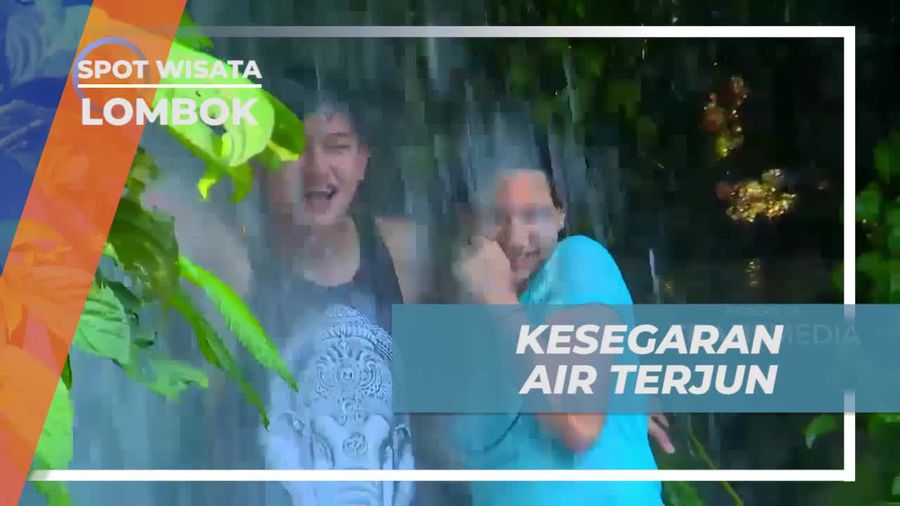 Merasakan Kesegaran Air Terjun Benang Kelambu di Lombok