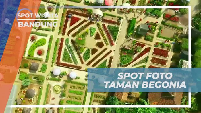 Berfoto Ceria di Spot Menarik Taman Begonia, Bandung