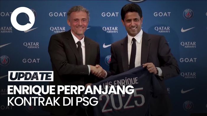 Video Luis Enrique Siap Lebih Lama Latih PSG