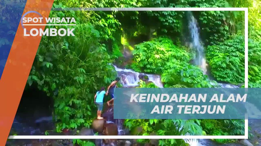 Menyaksikan Keindahan Air Terjun Benang Kelambu di Lombok