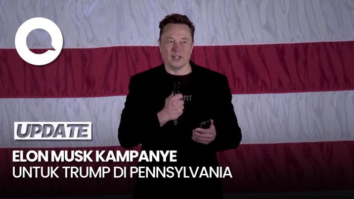 Video: Elon Musk Kampanye untuk Trump, Singgung Perang hingga Setan Kecil-Besar