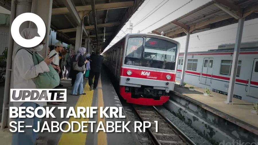 Video: Catat! Naik KRL Cuma Bayar Rp 1 Saat Pelantikan Prabowo-Gibran