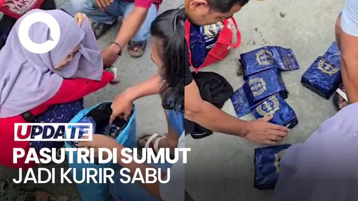 Video: Jadi Kurir 25 Kg Sabu Jaringan Internasional, Pasutri di Sumut Dibekuk