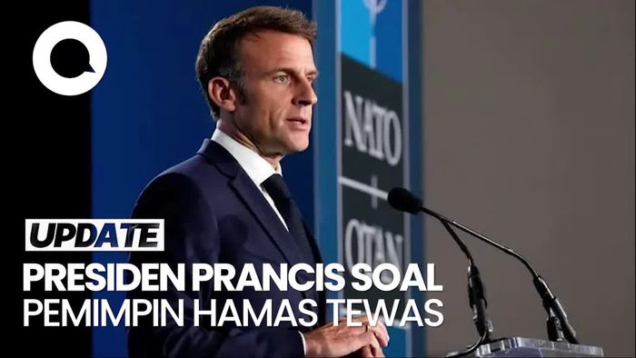Video Presiden Prancis soal Pemimpin Hamas Tewas: Manfaatkan Agar Perang Berakhir