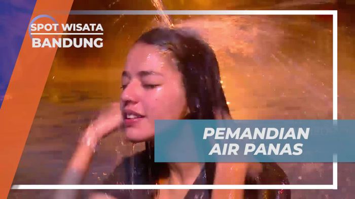 Bersantai di Pemandian Air Panas Ciwidey, Bandung