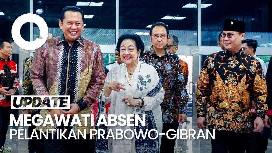 Video Ketua MPR Sebut Megawati Absen di Pelantikan Prabowo-Gibran: Sakit Flu