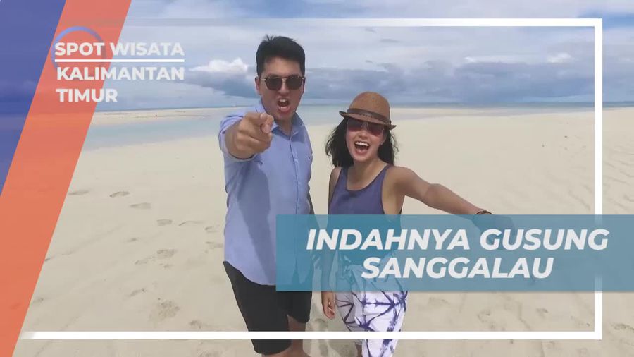 Bermain di Gusung Sanggalau yang Cantik, Kalimantan Timur