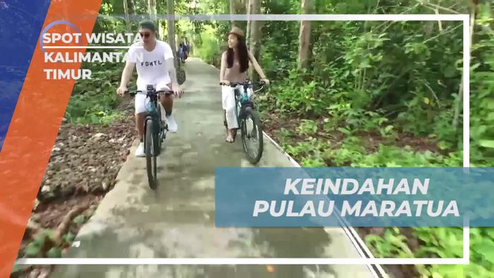 Menjelajahi Keindahan Pulau Maratua Kalimantan Timur Dengan Bersepeda