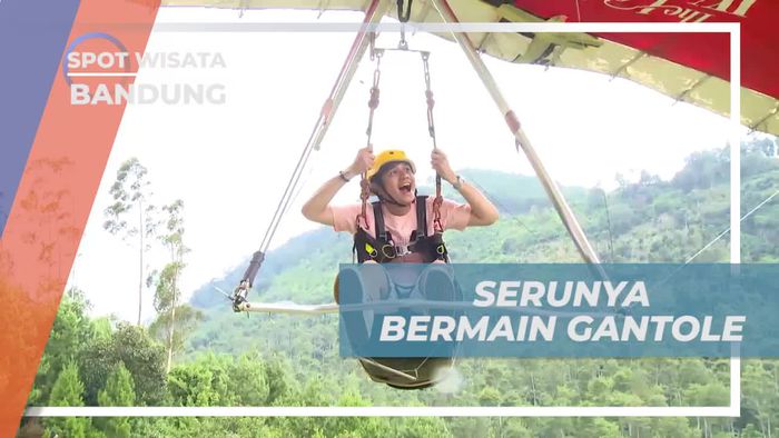 Serunya Bermain Gantole di The Lodge Maribaya, Bandung