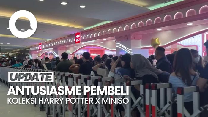 Video: Antrean Mengular di Peluncuran Koleksi Harry Potter X Miniso