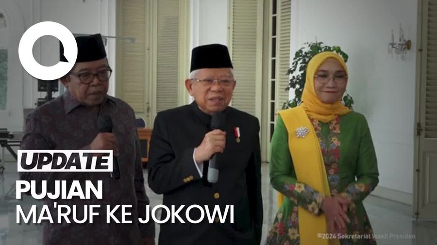 Video Maruf Amin: Saya Sangat Senang Bekerja Sama dengan Jokowi