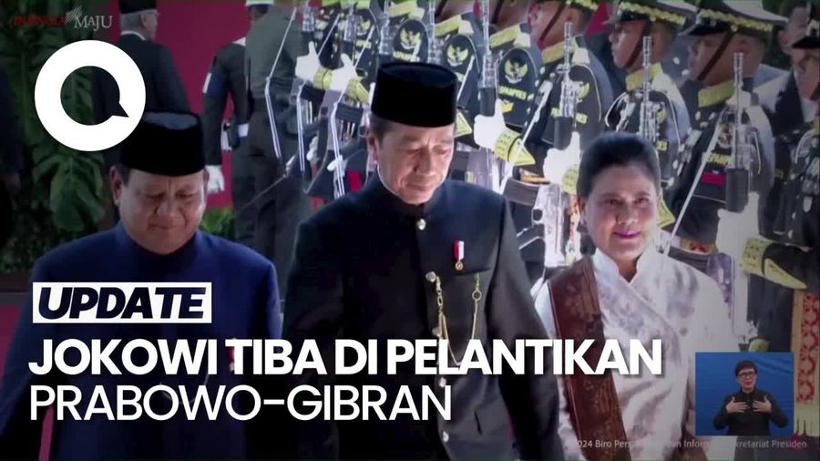 Video: Prabowo Sambut Kedatangan Jokowi di Gedung DPR/MPR