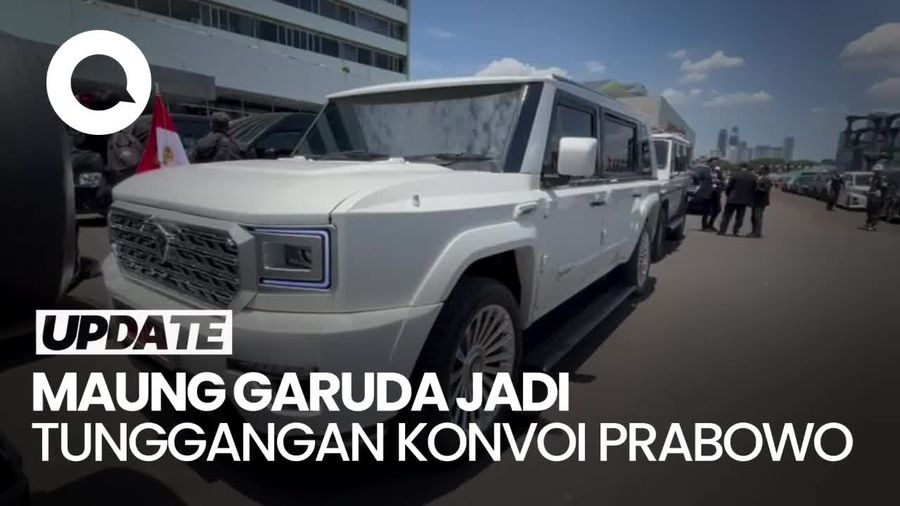 Video: Maung Garuda, Tunggangan Prabowo Menuju Istana Seusai Dilantik