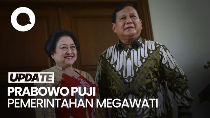 Prabowo Puji Megawati: Selesaikan Masalah Ekonomi Akibat Crash Tahun 98