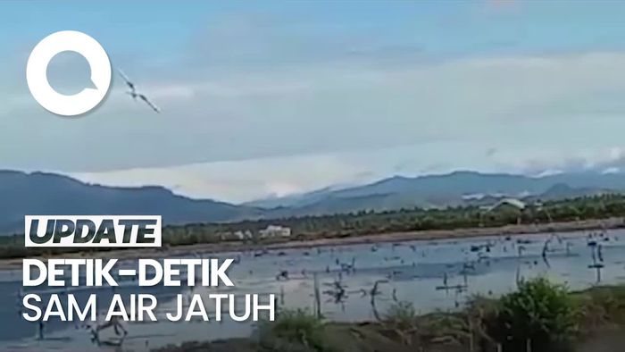 Video: Detik-detik Pesawat SAM Air Jatuh di Gorontalo!
