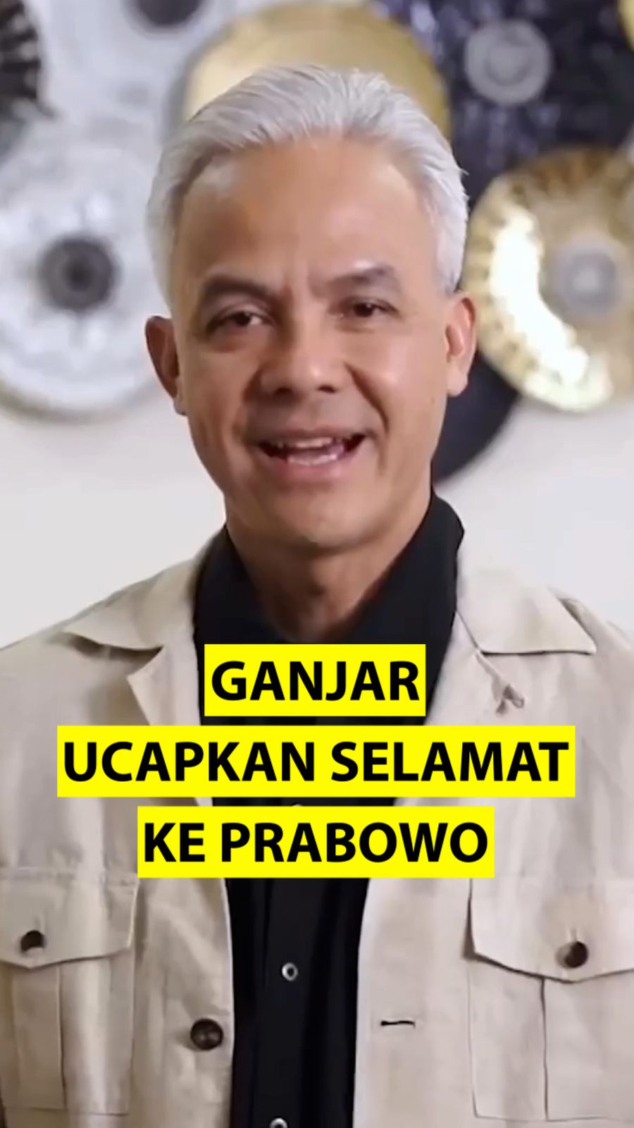 Video: Ganjar Ucapkan Selamat ke Prabowo: Saatnya Bergerak Bersama