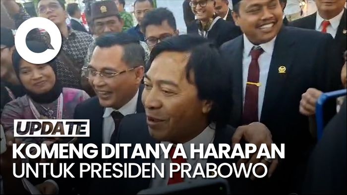 Video: Kelakar Komeng saat Ditanya Harapan untuk Presiden Prabowo