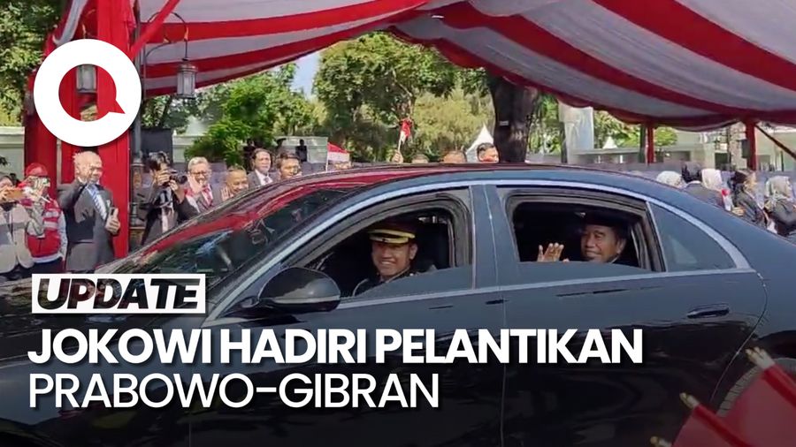 Video: Presiden Jokowi-Iriana Bertolak ke Gedung MPR dari Istana Negara