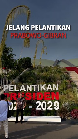 Video: Suasana DPR/MPR Jelang Pelantikan Prabowo-Gibran