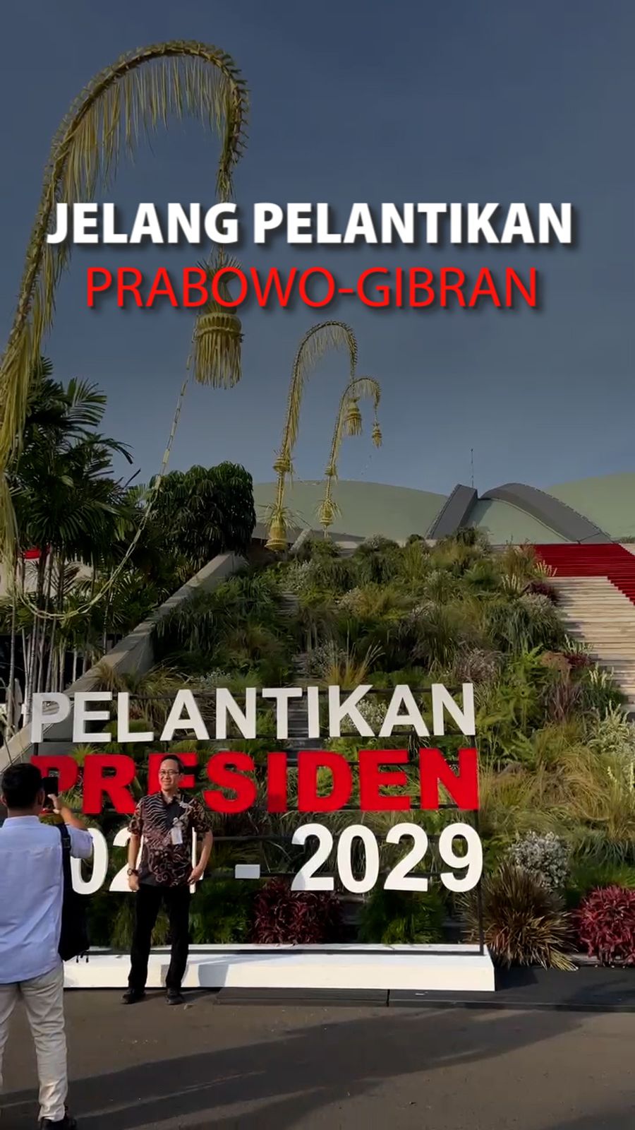 Video: Suasana DPR/MPR Jelang Pelantikan Prabowo-Gibran