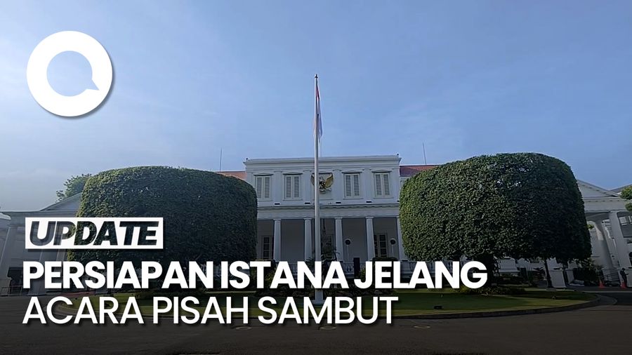 Video: Suasana Istana Pagi Ini Jelang Acara Pisah Sambut Jokowi ke Prabowo