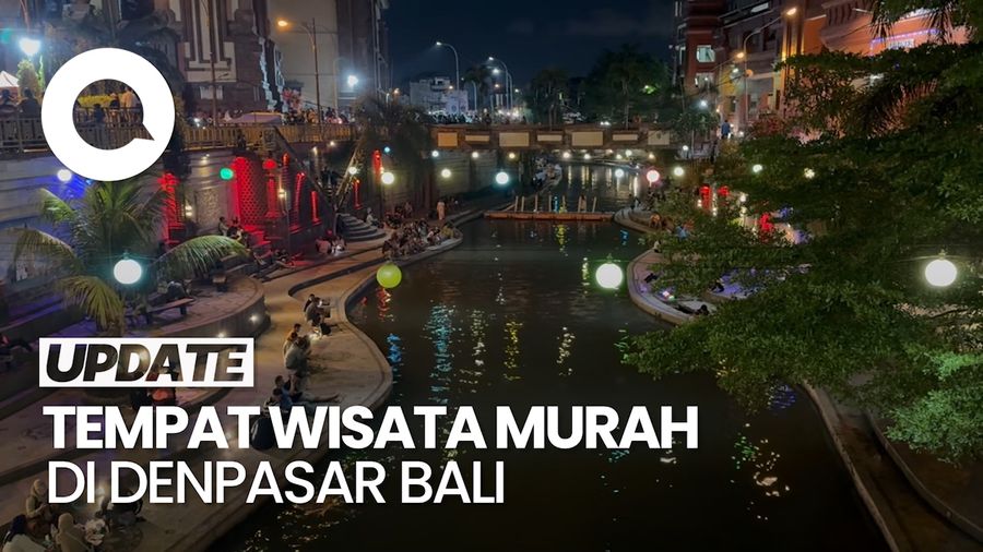 Video: Cantiknya Spot Nongkrong Taman Kumbasari di Bali