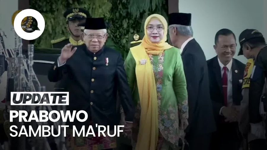 Video: Maruf Tiba di MPR, Langsung Disambut Prabowo
